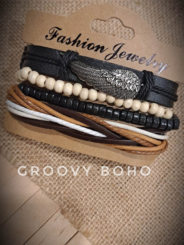 สร้อยข้อมือหนังชุด - Image 3
